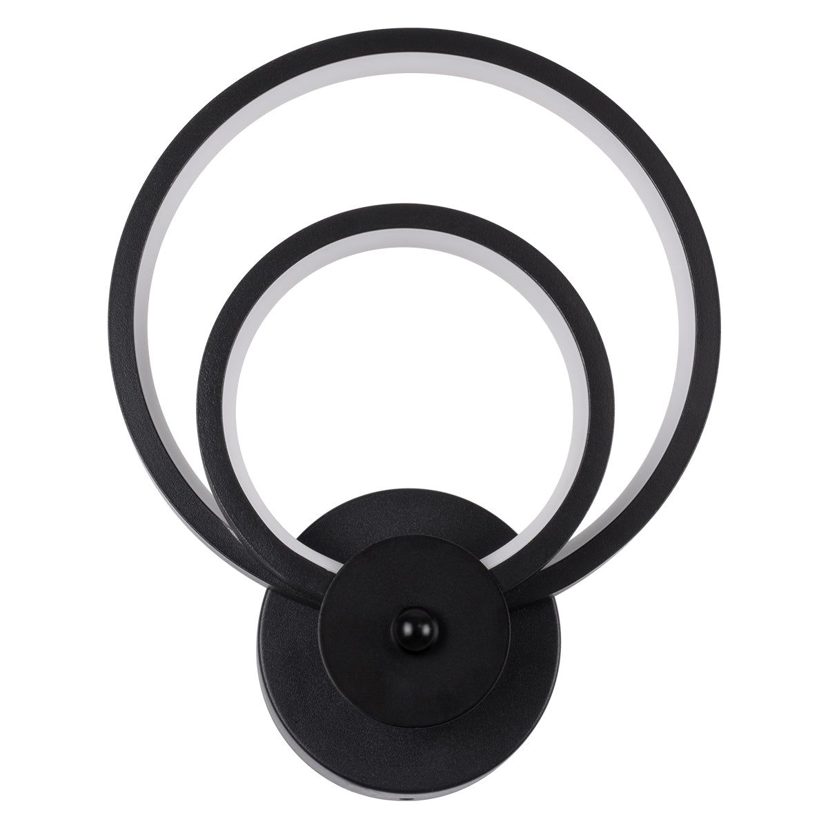 GloboStar® FREDDIE 61076 Φωτιστικό Τοίχου - Απλίκα Design LED CCT 15W 1800lm 300° AC 220-240V - Εναλλαγή Φωτισμού μέσω Διακόπτη On/Off All In One Ψυχρό 6000k+Φυσικό 4500k+Θερμό 2700k Μ20 x Π7.5 x Υ25cm - Μαύρο - ledmania.gr