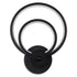 GloboStar® FREDDIE 61076 Φωτιστικό Τοίχου - Απλίκα Design LED CCT 15W 1800lm 300° AC 220-240V - Εναλλαγή Φωτισμού μέσω Διακόπτη On/Off All In One Ψυχρό 6000k+Φυσικό 4500k+Θερμό 2700k Μ20 x Π7.5 x Υ25cm - Μαύρο - ledmania.gr