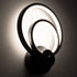 GloboStar® FREDDIE 61076 Φωτιστικό Τοίχου - Απλίκα Design LED CCT 15W 1800lm 300° AC 220-240V - Εναλλαγή Φωτισμού μέσω Διακόπτη On/Off All In One Ψυχρό 6000k+Φυσικό 4500k+Θερμό 2700k Μ20 x Π7.5 x Υ25cm - Μαύρο - ledmania.gr
