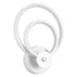 GloboStar® FREDDIE 61077 Φωτιστικό Τοίχου - Απλίκα Design LED CCT 15W 1800lm 300° AC 220-240V - Εναλλαγή Φωτισμού μέσω Διακόπτη On/Off All In One Ψυχρό 6000k+Φυσικό 4500k+Θερμό 2700k Μ20 x Π7.5 x Υ25cm - Λευκό - ledmania.gr