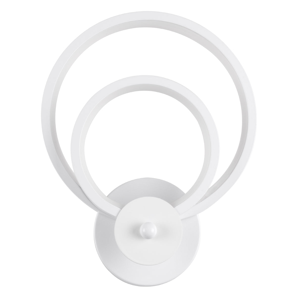 GloboStar® FREDDIE 61077 Φωτιστικό Τοίχου - Απλίκα Design LED CCT 15W 1800lm 300° AC 220-240V - Εναλλαγή Φωτισμού μέσω Διακόπτη On/Off All In One Ψυχρό 6000k+Φυσικό 4500k+Θερμό 2700k Μ20 x Π7.5 x Υ25cm - Λευκό - ledmania.gr