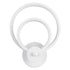 GloboStar® FREDDIE 61077 Φωτιστικό Τοίχου - Απλίκα Design LED CCT 15W 1800lm 300° AC 220-240V - Εναλλαγή Φωτισμού μέσω Διακόπτη On/Off All In One Ψυχρό 6000k+Φυσικό 4500k+Θερμό 2700k Μ20 x Π7.5 x Υ25cm - Λευκό - ledmania.gr