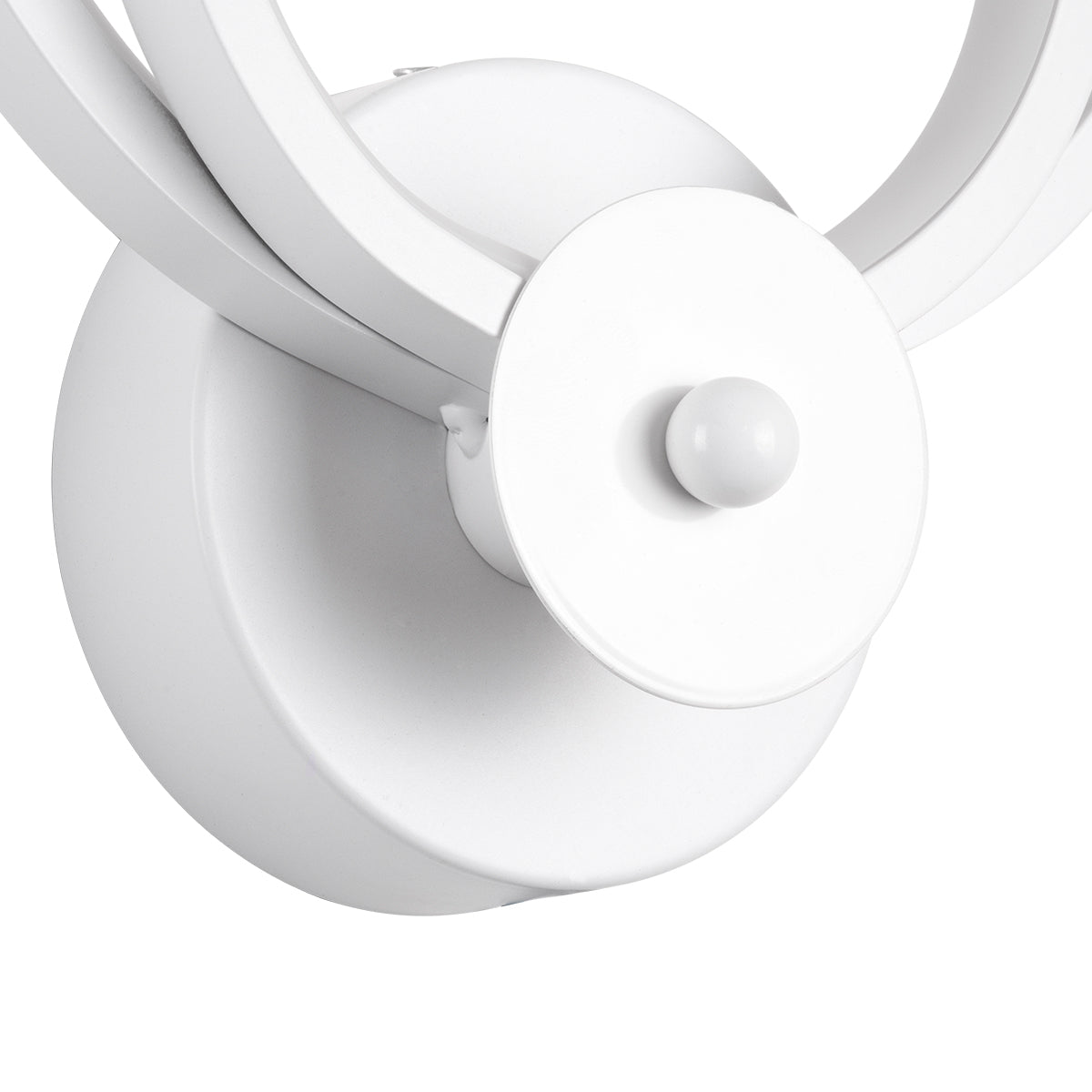 GloboStar® FREDDIE 61077 Φωτιστικό Τοίχου - Απλίκα Design LED CCT 15W 1800lm 300° AC 220-240V - Εναλλαγή Φωτισμού μέσω Διακόπτη On/Off All In One Ψυχρό 6000k+Φυσικό 4500k+Θερμό 2700k Μ20 x Π7.5 x Υ25cm - Λευκό - ledmania.gr