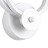 GloboStar® FREDDIE 61077 Φωτιστικό Τοίχου - Απλίκα Design LED CCT 15W 1800lm 300° AC 220-240V - Εναλλαγή Φωτισμού μέσω Διακόπτη On/Off All In One Ψυχρό 6000k+Φυσικό 4500k+Θερμό 2700k Μ20 x Π7.5 x Υ25cm - Λευκό - ledmania.gr