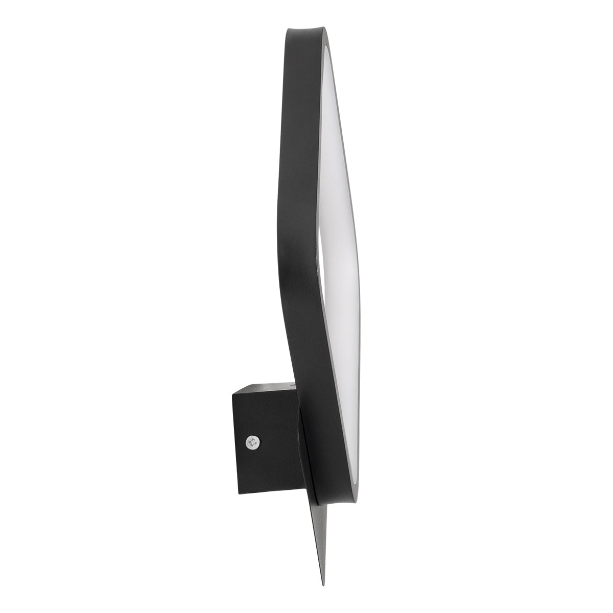GloboStar® LENA 61079 Φωτιστικό Τοίχου - Απλίκα Design LED CCT 12W 1440lm 300° AC 220-240V - Εναλλαγή Φωτισμού μέσω Διακόπτη On/Off All In One Ψυχρό 6000k+Φυσικό 4500k+Θερμό 2700k Μ25 x Π5.5 x Υ29.5cm - Μαύρο - ledmania.gr
