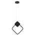 GloboStar® MARY 61082 Κρεμαστό Φωτιστικό Οροφής Design LED CCT 12W 1440lm 300° AC 220-240V - Εναλλαγή Φωτισμού μέσω Διακόπτη On/Off All In One Ψυχρό 6000k+Φυσικό 4500k+Θερμό 2700k Μ20 x Π2.3 x Υ28.5cm - Μαύρο - ledmania.gr