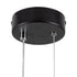 GloboStar® MARY 61082 Κρεμαστό Φωτιστικό Οροφής Design LED CCT 12W 1440lm 300° AC 220-240V - Εναλλαγή Φωτισμού μέσω Διακόπτη On/Off All In One Ψυχρό 6000k+Φυσικό 4500k+Θερμό 2700k Μ20 x Π2.3 x Υ28.5cm - Μαύρο - ledmania.gr