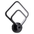 GloboStar® ANNA 61085 Φωτιστικό Τοίχου - Απλίκα Design LED CCT 15W 1800lm 300° AC 220-240V - Εναλλαγή Φωτισμού μέσω Διακόπτη On/Off All In One Ψυχρό 6000k+Φυσικό 4500k+Θερμό 2700k Μ25 x Π8 x Υ30cm - Μαύρο - ledmania.gr