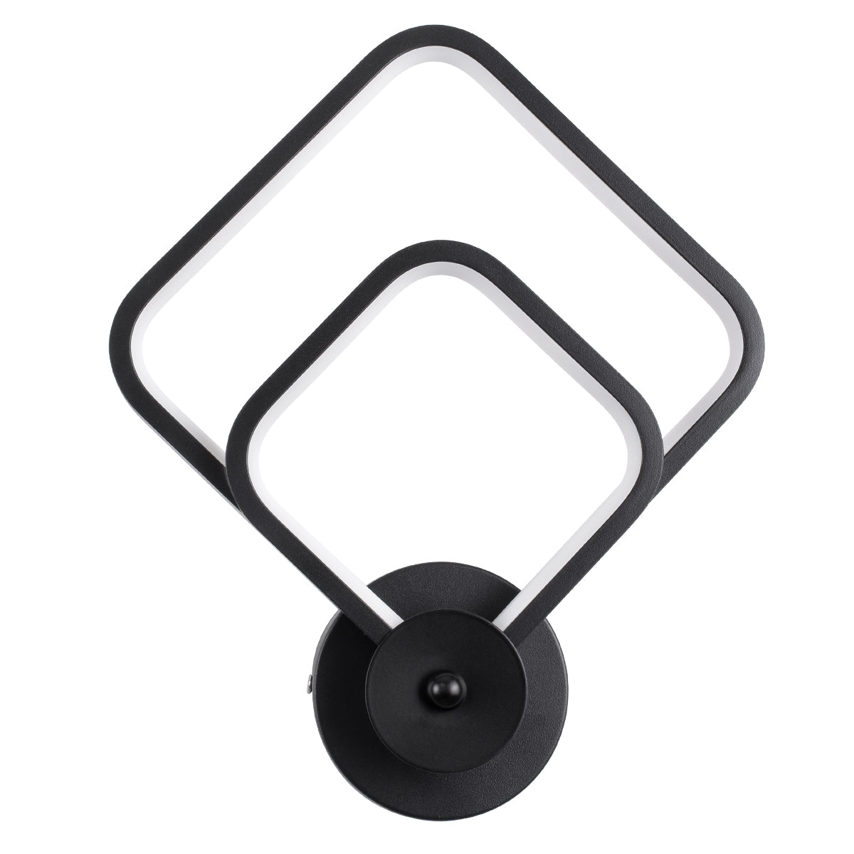 GloboStar® ANNA 61085 Φωτιστικό Τοίχου - Απλίκα Design LED CCT 15W 1800lm 300° AC 220-240V - Εναλλαγή Φωτισμού μέσω Διακόπτη On/Off All In One Ψυχρό 6000k+Φυσικό 4500k+Θερμό 2700k Μ25 x Π8 x Υ30cm - Μαύρο - ledmania.gr