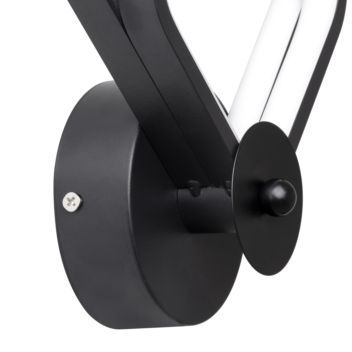 GloboStar® ANNA 61085 Φωτιστικό Τοίχου - Απλίκα Design LED CCT 15W 1800lm 300° AC 220-240V - Εναλλαγή Φωτισμού μέσω Διακόπτη On/Off All In One Ψυχρό 6000k+Φυσικό 4500k+Θερμό 2700k Μ25 x Π8 x Υ30cm - Μαύρο - ledmania.gr