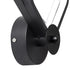 GloboStar® ANNA 61085 Φωτιστικό Τοίχου - Απλίκα Design LED CCT 15W 1800lm 300° AC 220-240V - Εναλλαγή Φωτισμού μέσω Διακόπτη On/Off All In One Ψυχρό 6000k+Φυσικό 4500k+Θερμό 2700k Μ25 x Π8 x Υ30cm - Μαύρο - ledmania.gr