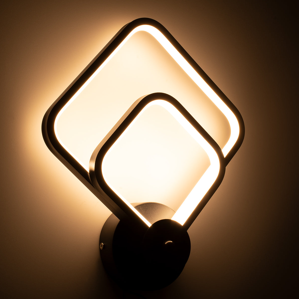 GloboStar® ANNA 61085 Φωτιστικό Τοίχου - Απλίκα Design LED CCT 15W 1800lm 300° AC 220-240V - Εναλλαγή Φωτισμού μέσω Διακόπτη On/Off All In One Ψυχρό 6000k+Φυσικό 4500k+Θερμό 2700k Μ25 x Π8 x Υ30cm - Μαύρο - ledmania.gr