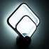 GloboStar® ANNA 61085 Φωτιστικό Τοίχου - Απλίκα Design LED CCT 15W 1800lm 300° AC 220-240V - Εναλλαγή Φωτισμού μέσω Διακόπτη On/Off All In One Ψυχρό 6000k+Φυσικό 4500k+Θερμό 2700k Μ25 x Π8 x Υ30cm - Μαύρο - ledmania.gr
