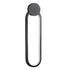 GloboStar® ILDI 61088 Κρεμαστό Φωτιστικό Οροφής Design LED CCT 12W 1440lm 300° AC 220-240V - Εναλλαγή Φωτισμού μέσω Διακόπτη On/Off All In One Ψυχρό 6000k+Φυσικό 4500k+Θερμό 2700k Μ10 x Π2.3 x Υ38cm - Μαύρο - ledmania.gr