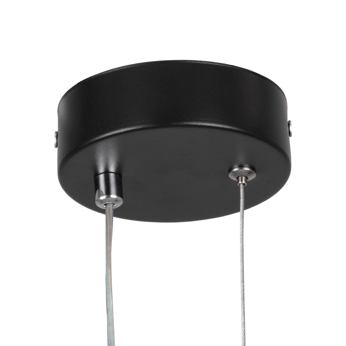 GloboStar® ILDI 61088 Κρεμαστό Φωτιστικό Οροφής Design LED CCT 12W 1440lm 300° AC 220-240V - Εναλλαγή Φωτισμού μέσω Διακόπτη On/Off All In One Ψυχρό 6000k+Φυσικό 4500k+Θερμό 2700k Μ10 x Π2.3 x Υ38cm - Μαύρο - ledmania.gr