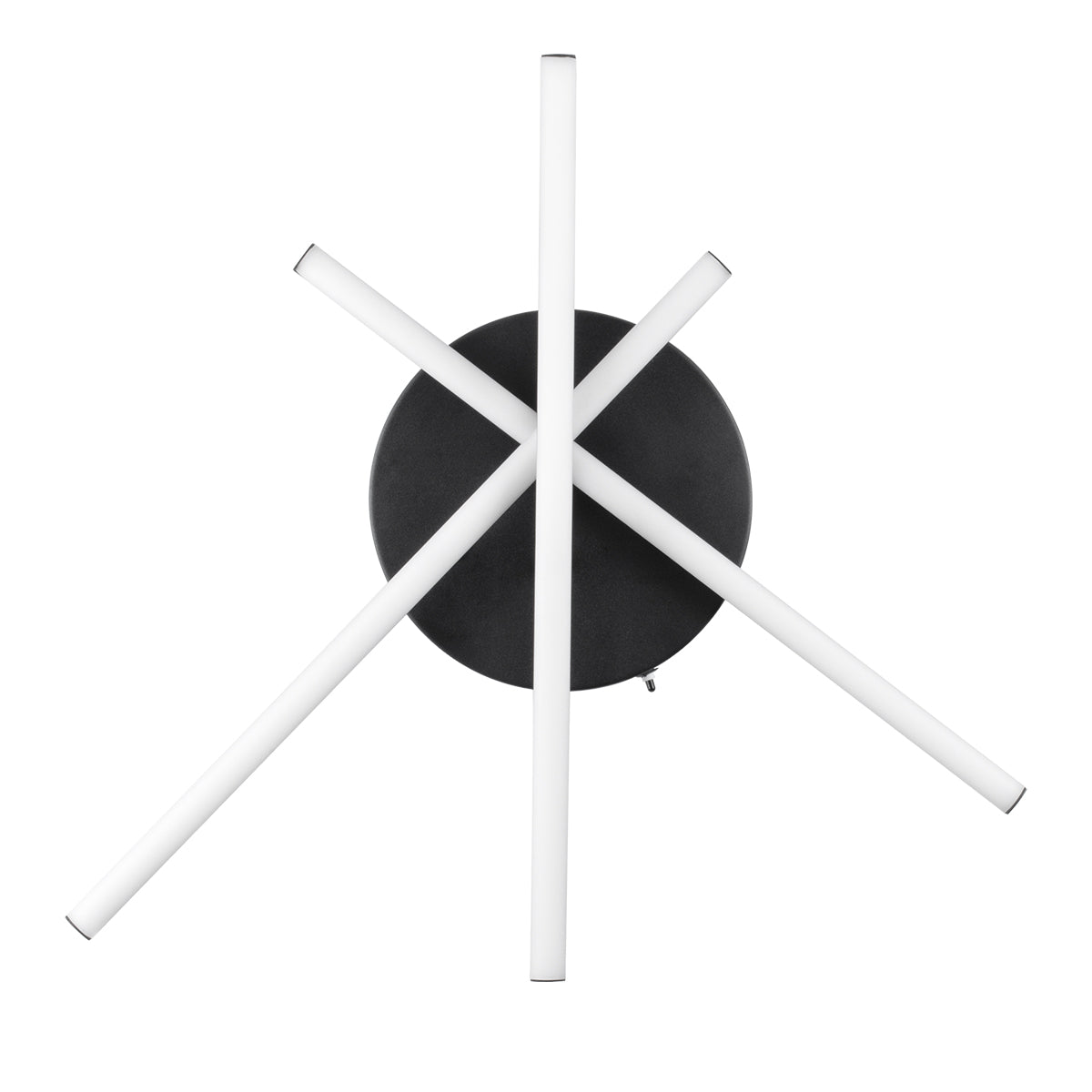 GLOBOSTAR® DRACO 61093 Μοντέρνο Φωτιστικό Οροφής LED 45W 5535lm 120° AC 220-240V IP20 Ρυθμιζόμενο Λευκό CCT με Χειριστήριο από 2700K έως 6000K Dimmable - Lumileds SMD Chip - Μαύρο Ματ - Μ50 x Π50 x Υ11cm - 3 Χρόνια Εγγύηση