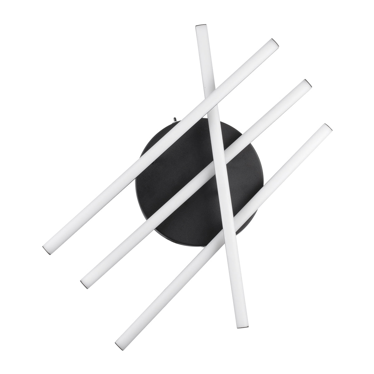 GLOBOSTAR® DRACO 61095 Μοντέρνο Φωτιστικό Οροφής LED 60W 7380lm 120° AC 220-240V IP20 Ρυθμιζόμενο Λευκό CCT με Χειριστήριο από 2700K έως 6000K Dimmable - Lumileds SMD Chip - Μαύρο Ματ - Μ60 x Π60 x Υ11cm - 3 Χρόνια Εγγύηση