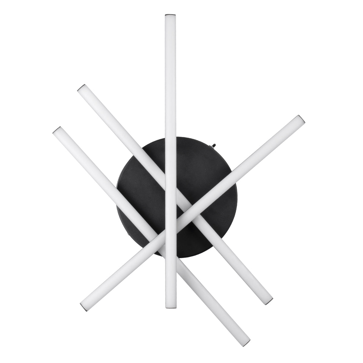 GLOBOSTAR® DRACO 61095 Μοντέρνο Φωτιστικό Οροφής LED 60W 7380lm 120° AC 220-240V IP20 Ρυθμιζόμενο Λευκό CCT με Χειριστήριο από 2700K έως 6000K Dimmable - Lumileds SMD Chip - Μαύρο Ματ - Μ60 x Π60 x Υ11cm - 3 Χρόνια Εγγύηση