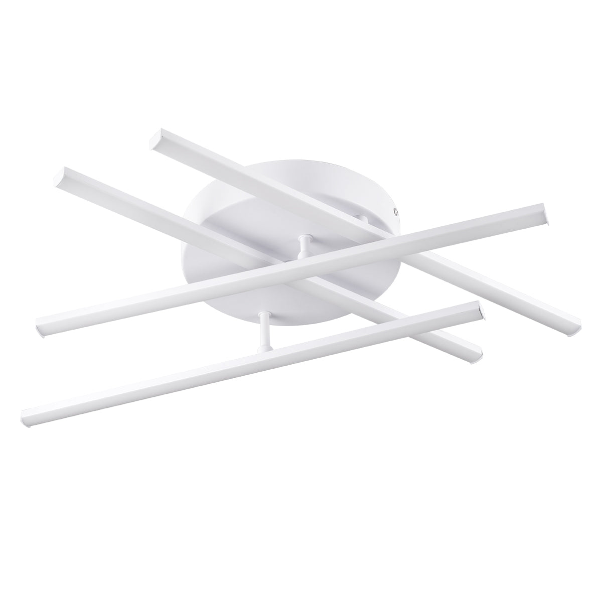GLOBOSTAR® DRACO 61096 Μοντέρνο Φωτιστικό Οροφής LED 60W 7380lm 120° AC 220-240V IP20 Ρυθμιζόμενο Λευκό CCT με Χειριστήριο από 2700K έως 6000K Dimmable - Lumileds SMD Chip - Λευκό Ματ - Μ60 x Π60 x Υ11cm - 3 Χρόνια Εγγύηση - ledmania.gr