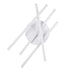 GLOBOSTAR® DRACO 61096 Μοντέρνο Φωτιστικό Οροφής LED 60W 7380lm 120° AC 220-240V IP20 Ρυθμιζόμενο Λευκό CCT με Χειριστήριο από 2700K έως 6000K Dimmable - Lumileds SMD Chip - Λευκό Ματ - Μ60 x Π60 x Υ11cm - 3 Χρόνια Εγγύηση - ledmania.gr