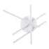 GLOBOSTAR® DRACO 61096 Μοντέρνο Φωτιστικό Οροφής LED 60W 7380lm 120° AC 220-240V IP20 Ρυθμιζόμενο Λευκό CCT με Χειριστήριο από 2700K έως 6000K Dimmable - Lumileds SMD Chip - Λευκό Ματ - Μ60 x Π60 x Υ11cm - 3 Χρόνια Εγγύηση - ledmania.gr