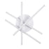 GLOBOSTAR® DRACO 61096 Μοντέρνο Φωτιστικό Οροφής LED 60W 7380lm 120° AC 220-240V IP20 Ρυθμιζόμενο Λευκό CCT με Χειριστήριο από 2700K έως 6000K Dimmable - Lumileds SMD Chip - Λευκό Ματ - Μ60 x Π60 x Υ11cm - 3 Χρόνια Εγγύηση - ledmania.gr