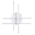 GLOBOSTAR® DRACO 61096 Μοντέρνο Φωτιστικό Οροφής LED 60W 7380lm 120° AC 220-240V IP20 Ρυθμιζόμενο Λευκό CCT με Χειριστήριο από 2700K έως 6000K Dimmable - Lumileds SMD Chip - Λευκό Ματ - Μ60 x Π60 x Υ11cm - 3 Χρόνια Εγγύηση - ledmania.gr