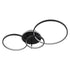 GLOBOSTAR® NEMESIS 61108 Μοντέρνο Φωτιστικό Οροφής LED 98W 11858lm 360° AC 220-240V IP20 Ρυθμιζόμενο Λευκό CCT με Χειριστήριο από 2700K έως 6000K Dimmable - Lumileds SMD Chip - Μαύρο Ματ - Μ89 x Π60 x Υ19cm - 3 Χρόνια Εγγύηση - ledmania.gr