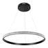 GLOBOSTAR® DIAMOND 61130 Μοντέρνο Κρεμαστό Φωτιστικό Οροφής LED 45W 5230lm 360° AC 220-240V IP20 Ρυθμιζόμενο Λευκό CCT με Χειριστήριο από 2700K έως 6000K Dimmable - Lumileds SMD Chip - Μαυρό Ματ - Μ60 x Π60 x Υ3cm - 3 Χρόνια Εγγύηση - ledmania.gr