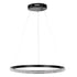 GLOBOSTAR® DIAMOND 61130 Μοντέρνο Κρεμαστό Φωτιστικό Οροφής LED 45W 5230lm 360° AC 220-240V IP20 Ρυθμιζόμενο Λευκό CCT με Χειριστήριο από 2700K έως 6000K Dimmable - Lumileds SMD Chip - Μαυρό Ματ - Μ60 x Π60 x Υ3cm - 3 Χρόνια Εγγύηση - ledmania.gr