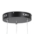 GloboStar® DIAMOND TETRA 61148 Κρεμαστό Φωτιστικό Δαχτυλίδι-Κύκλος LED CCT 150W 18379lm 360° AC 220-240V - Εναλλαγή Φωτισμού μέσω Τηλεχειριστηρίου All In One Ψυχρό 6000k+Φυσικό 4500k+Θερμό 2700k Dimmable Φ25+40+60+80cm - Μαύρο - 3 Years Warranty - ledmania.gr