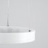 GloboStar® NEMESIS 61153 Κρεμαστό Φωτιστικό Δαχτυλίδι-Κύκλος LED CCT 20W 2356lm 360° AC 220-240V - Εναλλαγή Φωτισμού μέσω Τηλεχειριστηρίου All In One Ψυχρό 6000k+Φυσικό 4500k+Θερμό 2700k Dimmable Φ25cm - Λευκό - 3 Years Warranty - ledmania.gr