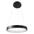 GLOBOSTAR® NEMESIS 61155 Μοντέρνο Κρεμαστό Φωτιστικό Οροφής LED 30W 3513lm 360° AC 220-240V IP20 Ρυθμιζόμενο Λευκό CCT με Χειριστήριο από 2700K έως 6000K Dimmable - Lumileds SMD Chip - Μαυρό Ματ - Μ40 x Π40 x Υ4cm - 3 Χρόνια Εγγύηση - ledmania.gr