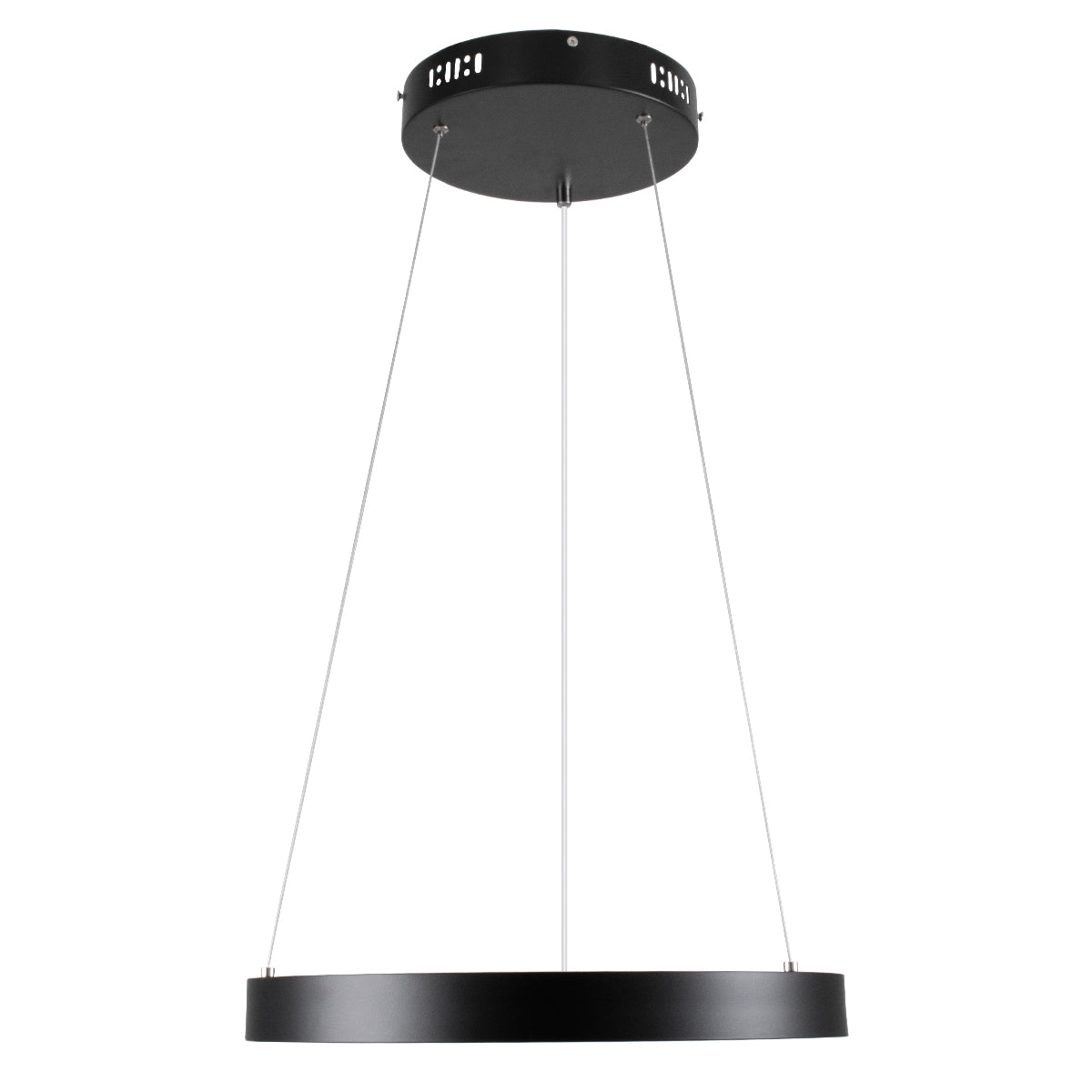 GLOBOSTAR® NEMESIS 61155 Μοντέρνο Κρεμαστό Φωτιστικό Οροφής LED 30W 3513lm 360° AC 220-240V IP20 Ρυθμιζόμενο Λευκό CCT με Χειριστήριο από 2700K έως 6000K Dimmable - Lumileds SMD Chip - Μαυρό Ματ - Μ40 x Π40 x Υ4cm - 3 Χρόνια Εγγύηση - ledmania.gr