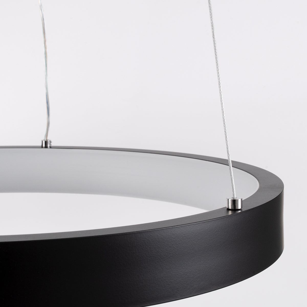 GLOBOSTAR® NEMESIS 61155 Μοντέρνο Κρεμαστό Φωτιστικό Οροφής LED 30W 3513lm 360° AC 220-240V IP20 Ρυθμιζόμενο Λευκό CCT με Χειριστήριο από 2700K έως 6000K Dimmable - Lumileds SMD Chip - Μαυρό Ματ - Μ40 x Π40 x Υ4cm - 3 Χρόνια Εγγύηση - ledmania.gr