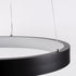 GLOBOSTAR® NEMESIS 61155 Μοντέρνο Κρεμαστό Φωτιστικό Οροφής LED 30W 3513lm 360° AC 220-240V IP20 Ρυθμιζόμενο Λευκό CCT με Χειριστήριο από 2700K έως 6000K Dimmable - Lumileds SMD Chip - Μαυρό Ματ - Μ40 x Π40 x Υ4cm - 3 Χρόνια Εγγύηση - ledmania.gr