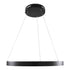 GloboStar® NEMESIS 61158 Κρεμαστό Φωτιστικό Δαχτυλίδι-Κύκλος LED CCT 45W 5230lm 360° AC 220-240V - Εναλλαγή Φωτισμού μέσω Τηλεχειριστηρίου All In One Ψυχρό 6000k+Φυσικό 4500k+Θερμό 2700k Dimmable Φ60cm - Μαύρο - 3 Years Warranty - ledmania.gr