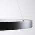 GloboStar® NEMESIS 61158 Κρεμαστό Φωτιστικό Δαχτυλίδι-Κύκλος LED CCT 45W 5230lm 360° AC 220-240V - Εναλλαγή Φωτισμού μέσω Τηλεχειριστηρίου All In One Ψυχρό 6000k+Φυσικό 4500k+Θερμό 2700k Dimmable Φ60cm - Μαύρο - 3 Years Warranty - ledmania.gr