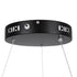 GloboStar® NEMESIS 61158 Κρεμαστό Φωτιστικό Δαχτυλίδι-Κύκλος LED CCT 45W 5230lm 360° AC 220-240V - Εναλλαγή Φωτισμού μέσω Τηλεχειριστηρίου All In One Ψυχρό 6000k+Φυσικό 4500k+Θερμό 2700k Dimmable Φ60cm - Μαύρο - 3 Years Warranty - ledmania.gr