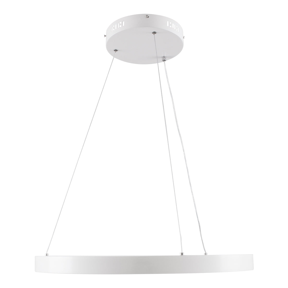 GloboStar® NEMESIS 61159 Κρεμαστό Φωτιστικό Δαχτυλίδι-Κύκλος LED CCT 45W 5230lm 360° AC 220-240V - Εναλλαγή Φωτισμού μέσω Τηλεχειριστηρίου All In One Ψυχρό 6000k+Φυσικό 4500k+Θερμό 2700k Dimmable Φ60cm - Λευκό - 3 Years Warranty - ledmania.gr