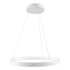 GloboStar® NEMESIS 61159 Κρεμαστό Φωτιστικό Δαχτυλίδι-Κύκλος LED CCT 45W 5230lm 360° AC 220-240V - Εναλλαγή Φωτισμού μέσω Τηλεχειριστηρίου All In One Ψυχρό 6000k+Φυσικό 4500k+Θερμό 2700k Dimmable Φ60cm - Λευκό - 3 Years Warranty - ledmania.gr