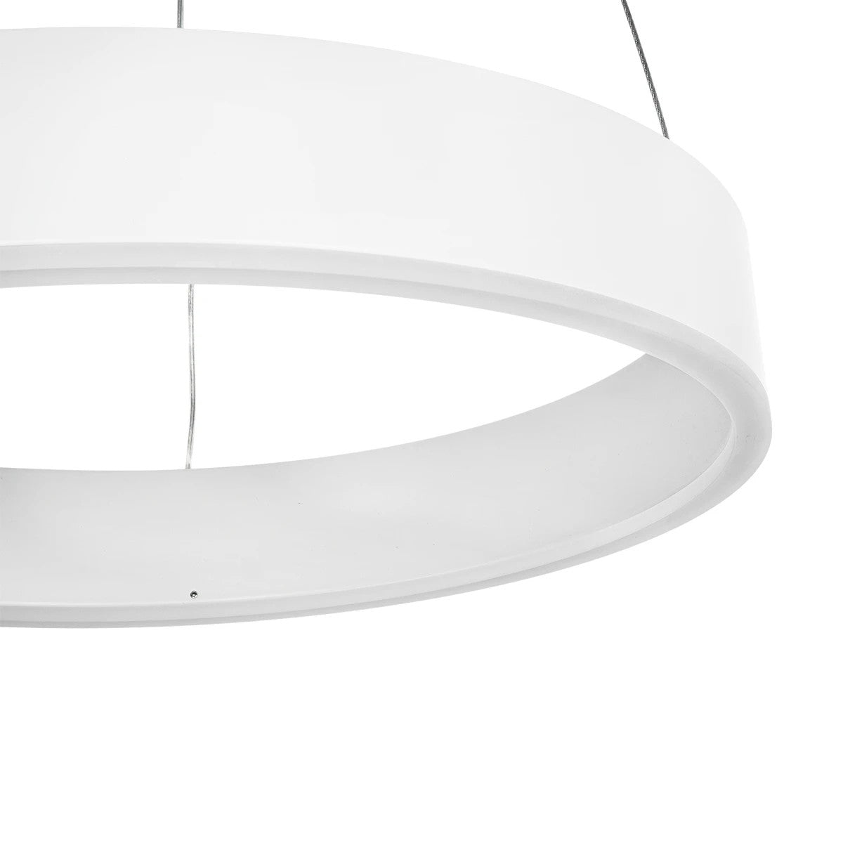 GLOBOSTAR® VENOM 61174 Μοντέρνο Κρεμαστό Φωτιστικό Οροφής LED 30W 3513lm 120° AC 220-240V IP20 Ρυθμιζόμενο Λευκό CCT με Χειριστήριο από 2700K έως 6000K Dimmable - Lumileds SMD Chip - Λευκό Ματ - Μ40 x Π40 x Υ6.5cm - 3 Χρόνια Εγγύηση - ledmania.gr