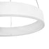 GLOBOSTAR® VENOM 61174 Μοντέρνο Κρεμαστό Φωτιστικό Οροφής LED 30W 3513lm 120° AC 220-240V IP20 Ρυθμιζόμενο Λευκό CCT με Χειριστήριο από 2700K έως 6000K Dimmable - Lumileds SMD Chip - Λευκό Ματ - Μ40 x Π40 x Υ6.5cm - 3 Χρόνια Εγγύηση - ledmania.gr