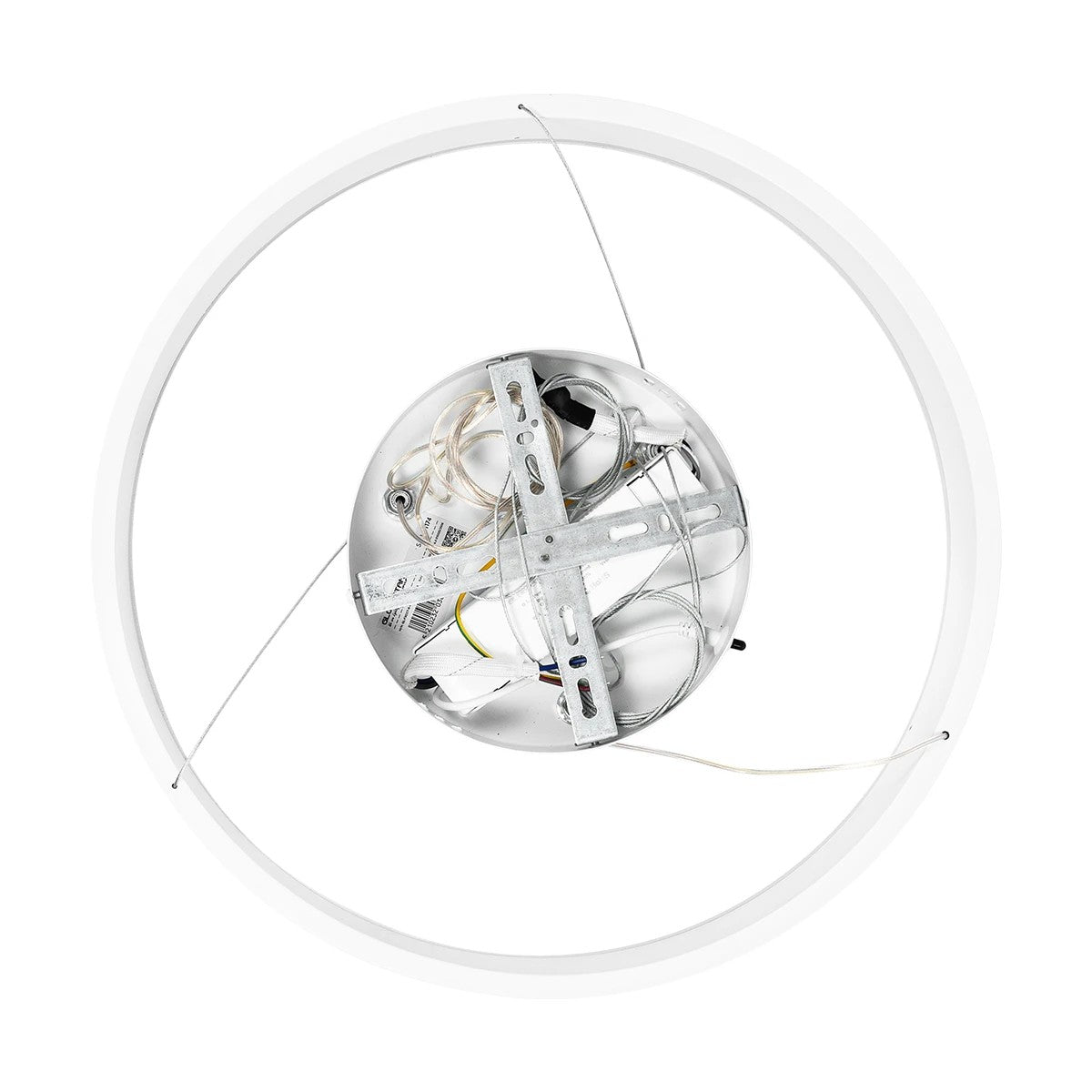 GLOBOSTAR® VENOM 61174 Μοντέρνο Κρεμαστό Φωτιστικό Οροφής LED 30W 3513lm 120° AC 220-240V IP20 Ρυθμιζόμενο Λευκό CCT με Χειριστήριο από 2700K έως 6000K Dimmable - Lumileds SMD Chip - Λευκό Ματ - Μ40 x Π40 x Υ6.5cm - 3 Χρόνια Εγγύηση - ledmania.gr