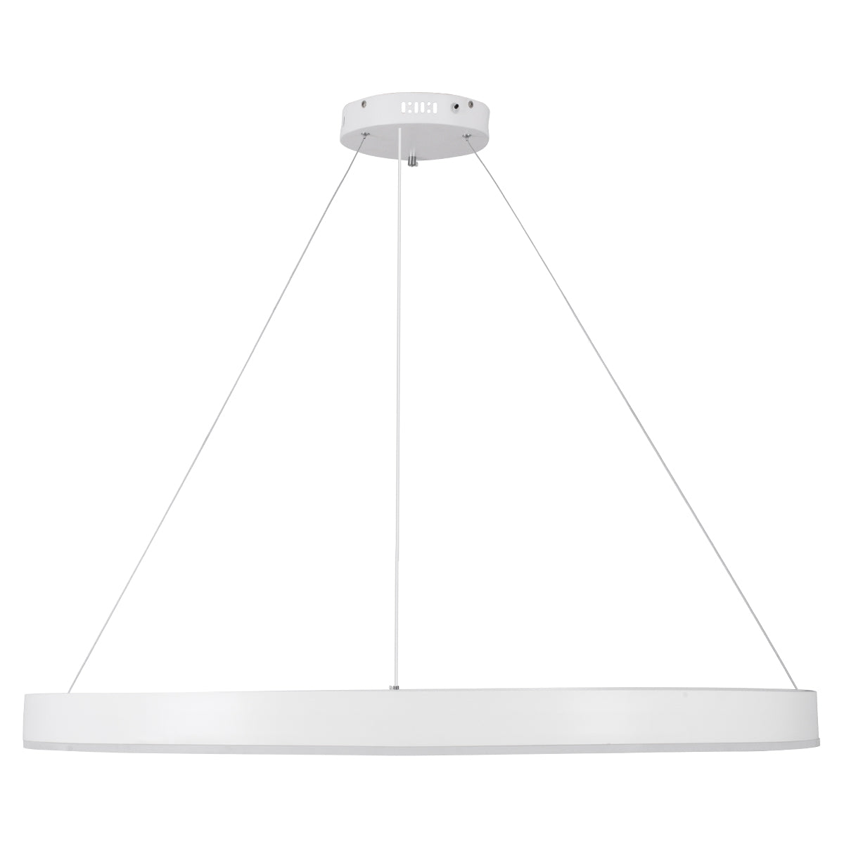 GLOBOSTAR® VENOM 61183 Μοντέρνο Κρεμαστό Φωτιστικό Οροφής LED 75W 8818lm 120° AC 220-240V IP20 Ρυθμιζόμενο Λευκό CCT με Χειριστήριο από 2700K έως 6000K Dimmable - Lumileds SMD Chip - Λευκό Ματ - Μ100 x Π100 x Υ6.5cm - 3 Χρόνια Εγγύηση - ledmania.gr