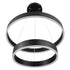 GLOBOSTAR® VENOM DUO 61185-DECO Μοντέρνο Κρεμαστό Φωτιστικό Οροφής LED 75W 8818lm 120° AC 220-240V IP20 Ρυθμιζόμενο Λευκό CCT με Χειριστήριο από 2700K έως 6000K Dimmable - Lumileds SMD Chip - Μαύρο - Μ60 x Π60 x Υ40cm - 3 Χρόνια Εγγύηση