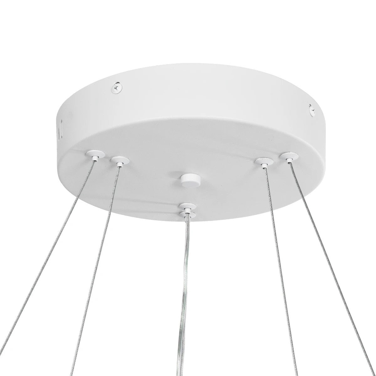kelvo® VENOM 61186 Μοντέρνο Κρεμαστό Φωτιστικό Οροφής LED 75W 8818lm 120° AC 220-240V IP20 Ρυθμιζόμενο Λευκό CCT με Χειριστήριο από 2700K έως 6000K Dimmable - Lumileds SMD Chip - Λευκό Ματ - Μ60 x Π60 x Υ40cm - 3 Χρόνια Εγγύηση - ledmania.gr