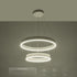 kelvo® VENOM 61186-DECO Μοντέρνο Κρεμαστό Φωτιστικό Οροφής LED 75W 8818lm 120° AC 220-240V IP20 Ρυθμιζόμενο Λευκό CCT με Χειριστήριο από 2700K έως 6000K Dimmable - Lumileds SMD Chip - Λευκό Ματ - Μ60 x Π60 x Υ40cm - 3 Χρόνια Εγγύηση - ledmania.gr