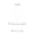 kelvo® VENOM 61186-DECO Μοντέρνο Κρεμαστό Φωτιστικό Οροφής LED 75W 8818lm 120° AC 220-240V IP20 Ρυθμιζόμενο Λευκό CCT με Χειριστήριο από 2700K έως 6000K Dimmable - Lumileds SMD Chip - Λευκό Ματ - Μ60 x Π60 x Υ40cm - 3 Χρόνια Εγγύηση - ledmania.gr