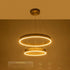kelvo® VENOM 61187 Μοντέρνο Κρεμαστό Φωτιστικό Οροφής LED 75W 8818lm 120° AC 220-240V IP20 Ρυθμιζόμενο Λευκό CCT με Χειριστήριο από 2700K έως 6000K Dimmable - Lumileds SMD Chip - Χρυσό Βούρτσας - Μ60 x Π60 x Υ40cm - 3 Χρόνια Εγγύηση - ledmania.gr